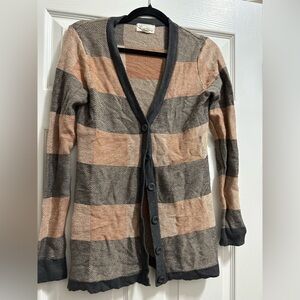 Forever 21 Women’s Cardigan in Coral and Gray